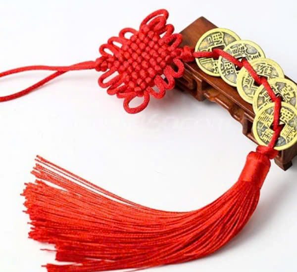 Feng Shui coin hanging string