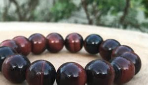 Red Tiger Eye Stone Bracelet 14mm