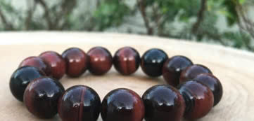 Red Tiger Eye Stone Bracelet 14mm