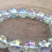 Beveled mother of pearl bracelet