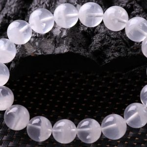 White Phantom Quartz Bracelet 8mm