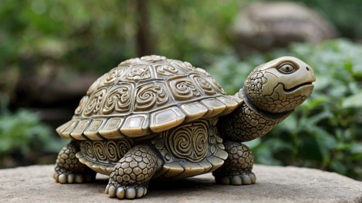 Feng Shui Dragon Turtle stone figurine