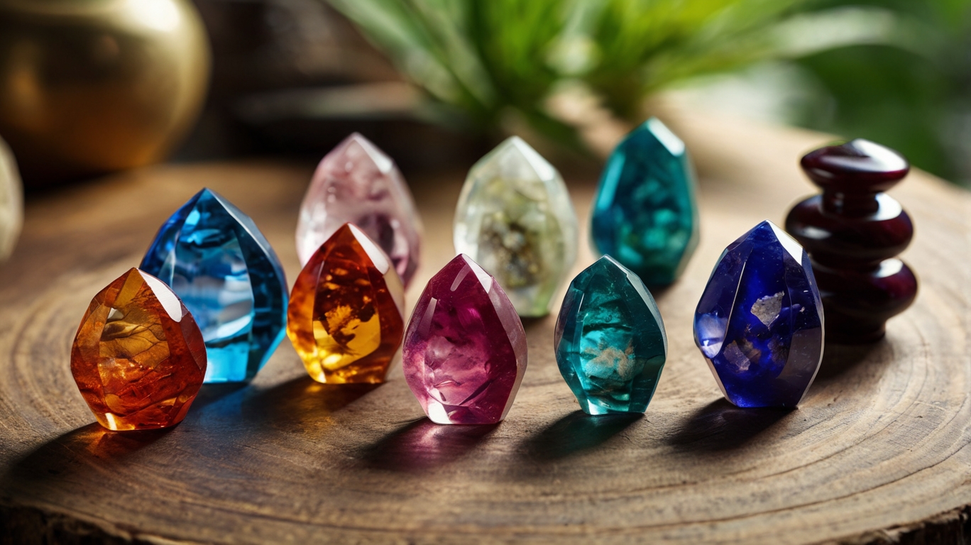 Feng Shui gemstone figurines