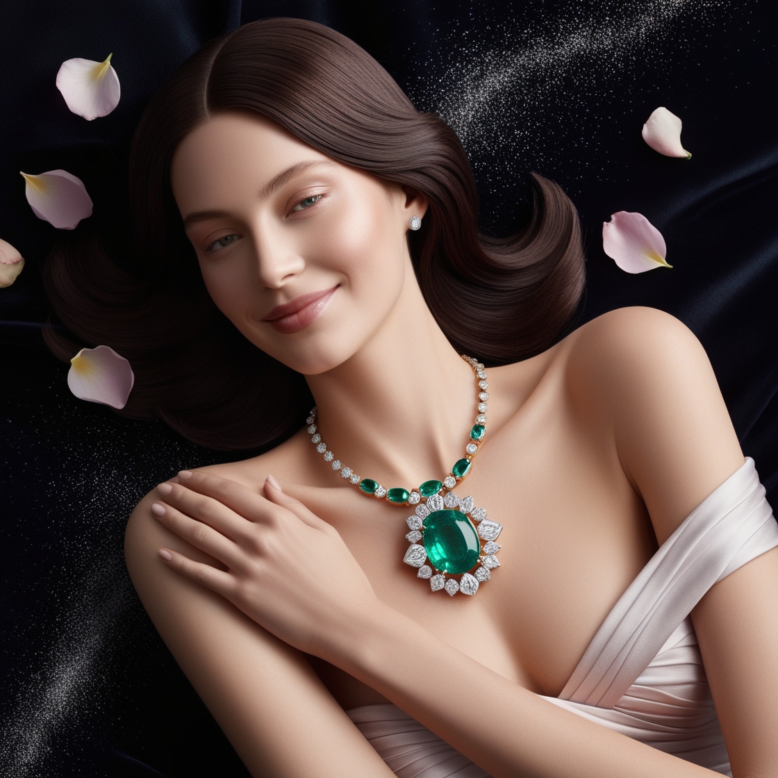 Precious stones jewelry for women