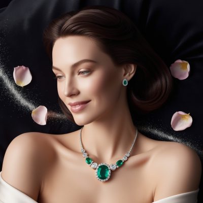 Precious stones jewelry for women